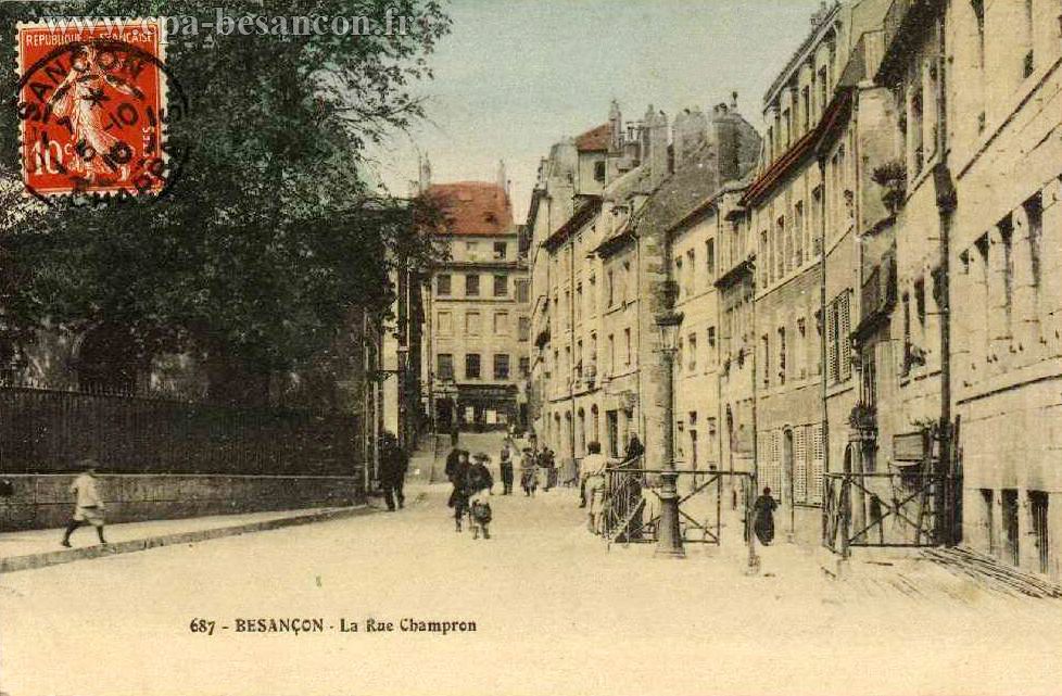 687 - BESANÇON - La Rue Champron